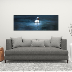 Toile 16 x 48 - Magnifique cygne