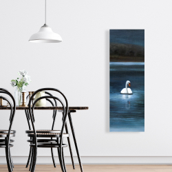 Toile 16 x 48 - Magnifique cygne