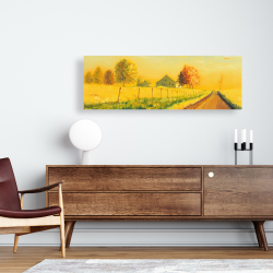 Toile 16 x 48 - à la campagne