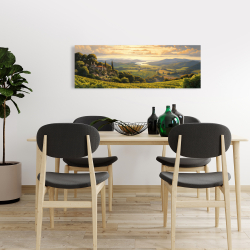 Toile 16 x 48 - Crépuscule détendu