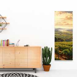 Toile 16 x 48 - Crépuscule détendu