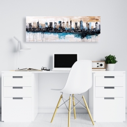 Canvas 16 x 48 - Buildings on the horizon