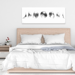 Toile 16 x 48 - éclipse en plusieurs phases