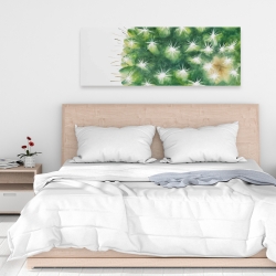 Toile 16 x 48 - Mini cactus à l'aquarelle