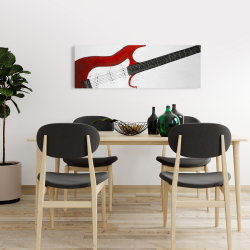 Canvas 16 x 48 - Red rock guitar