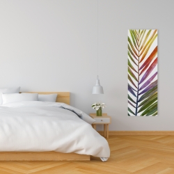 Toile 16 x 48 - Feuille de palmier tropical