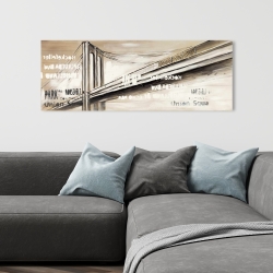 Toile 16 x 48 - Pont de la ville