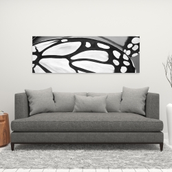 Canvas 16 x 48 - Butterfly wings closeup