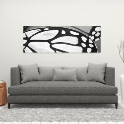 Toile 16 x 48 - Plan rapproché d'ailes de papillon