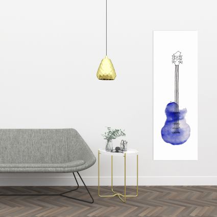 Guitare bleue