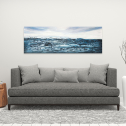 Toile 16 x 48 - Glaciers en islande