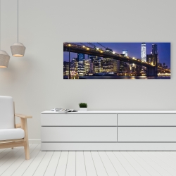 Toile 16 x 48 - Ville de nuit