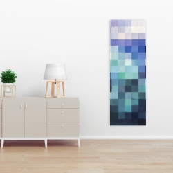 Toile 16 x 48 - Paysage pixelisé