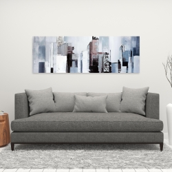 Canvas 16 x 48 - Abstract building shapes