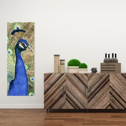 Toile 16 x 48 - Paon