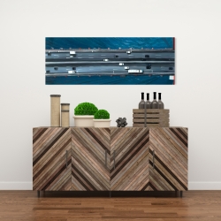 Canvas 16 x 48 - Overhead view of traffic on the golden gate