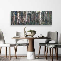 Toile 20 x 60 - Bouleaux