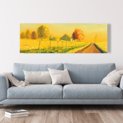 Toile 20 x 60 - à la campagne