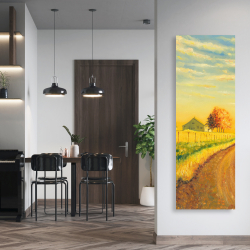 Toile 20 x 60 - à la campagne