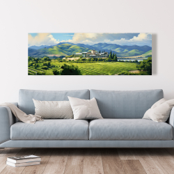 Toile 20 x 60 - Journée paisible
