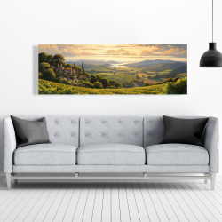 Toile 20 x 60 - Crépuscule détendu