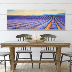 Canvas 20 x 60 - Lavender fields