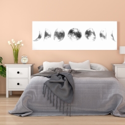 Toile 20 x 60 - éclipse en plusieurs phases