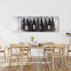 Canvas 20 x 60 - Vintage bottles