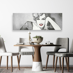 Toile 20 x 60 - Marilyn monroe de style vintage