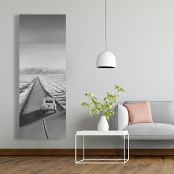 Canvas 20 x 60 - Car on the road
