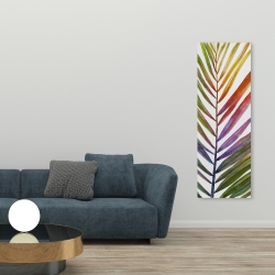 Toile 20 x 60 - Feuille de palmier tropical