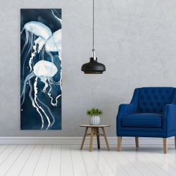 Toile 20 x 60 - Meduses