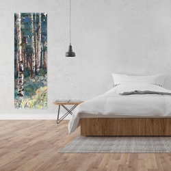 Toile 20 x 60 - Bouleaux