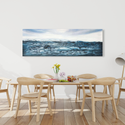 Toile 20 x 60 - Glaciers en islande