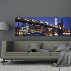 Toile 20 x 60 - Ville de nuit