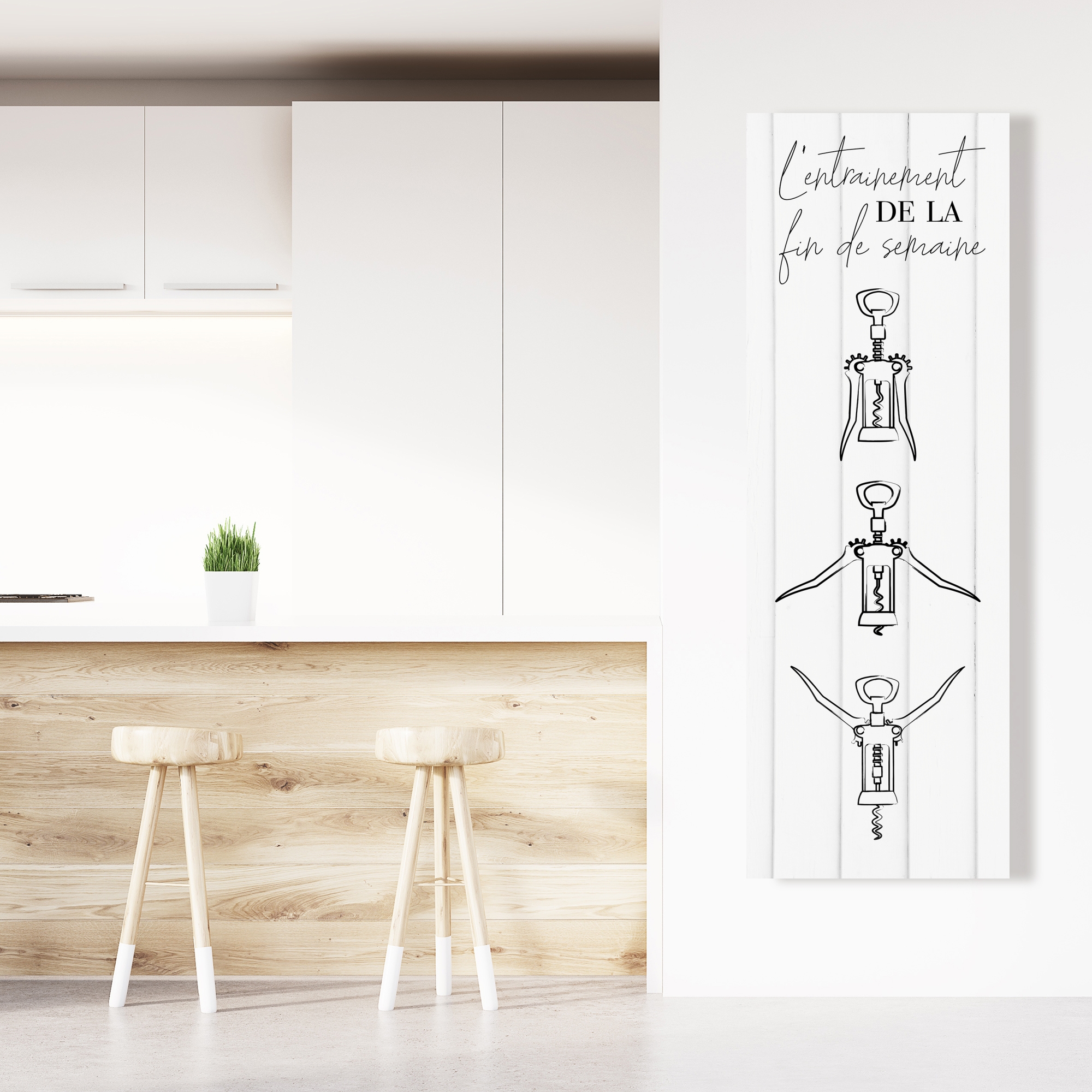 Toile 20 x 60 - L'entrainement de la fin de semaine