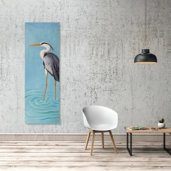 Canvas 20 x 60 - Grey heron