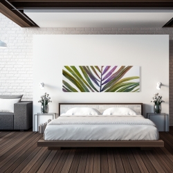Toile 20 x 60 - Feuille de palmier tropical
