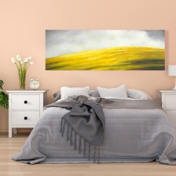 Canvas 20 x 60 - Yellow hill