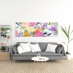 Canvas 20 x 60 - Bundle of flowers