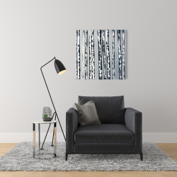 Canvas 24 x 24 - Small birch trees