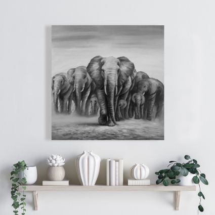 Troupeau d'éléphants