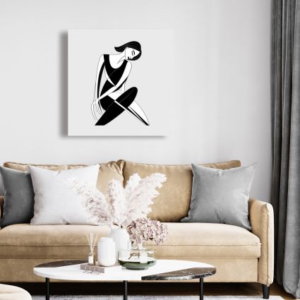Sitting woman
