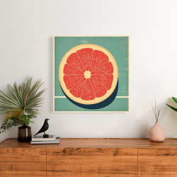 Toile 24 x 24 - Pamplemousse