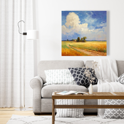 Toile 24 x 24 - Journée campagnarde