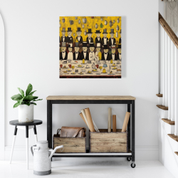 Canvas 24 x 24 - Discreet banquet