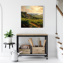 Toile 24 x 24 - Crépuscule détendu
