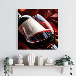 Toile 24 x 24 - Sur la bouteille