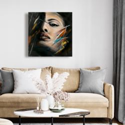 Canvas 24 x 24 - Abstract woman portrait