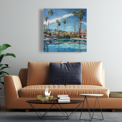 Canvas 24 x 24 - Palm trees